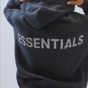 FOG essentials reflective pullover hoodie